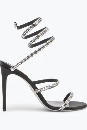 RENE CAOVILLA Sandalo Cleo Con Baguette Di Cristalli 105