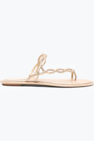 RENE CAOVILLA Sandalo Flat Braid 10