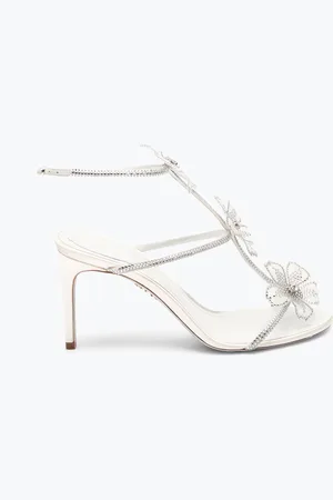 RENE CAOVILLA Sandalo Peach Flower 80
