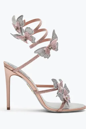 RENE CAOVILLA Sandalo Fairy E Argento 105