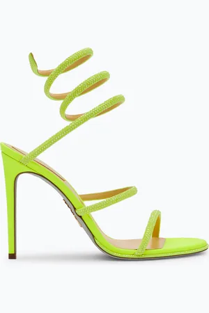 RENE CAOVILLA Sandalo Cleo Fluo Con Cristalli 105