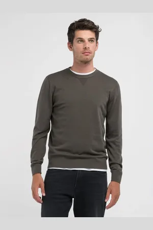 Replay Pullover Girocollo In Misto Cotone