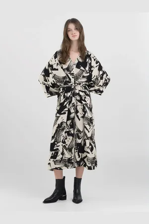 Replay Vestito Lungo Stampato
