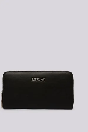 Replay Portafoglio Rettangolare Con Lettering