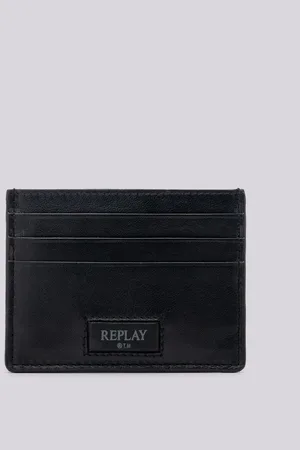 Replay Porta Carte In Pelle