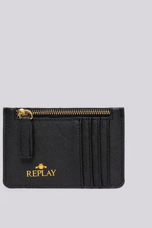 Replay Porta Carte Effetto Saffiano