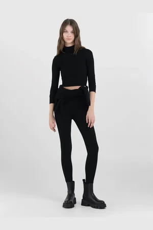 Replay Leggings Slim Fit In Misto Viscosa