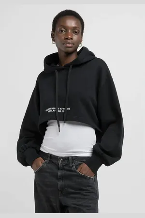 Replay Felpa Cropped Oversize
