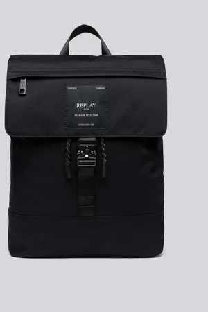 Replay Zaino In Twill Con Patta