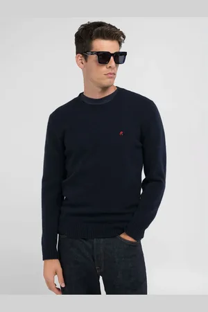 Replay Maglione Girocollo In Misto Lana