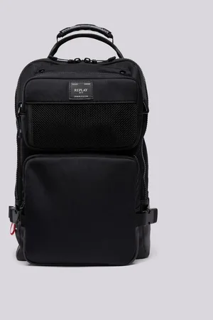 Replay Zaino In Twill Con Tasche