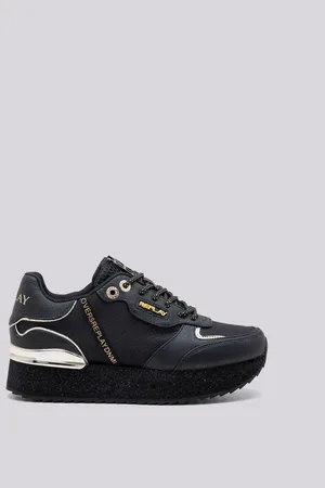 Replay Sneakers Platform Con Inserti Laminati Penny Folk
