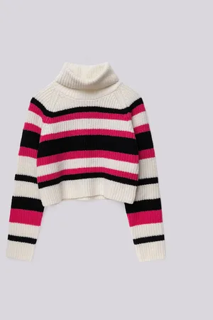 Replay Maglione Cropped A Righe