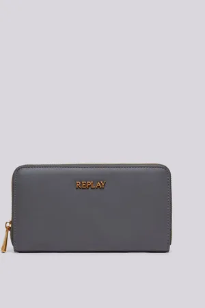 Replay Portafoglio Rettangolare Con Lettering