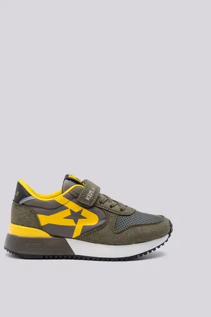 Replay Sneakers Con Lacci E Velcro Fiber Jr