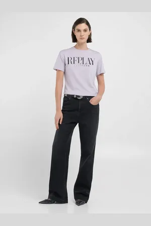 Replay T-shirt In Jersey Con Stampa