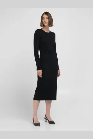 Replay Vestito Midi Slim Fit A Costine