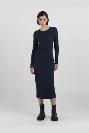 Replay Vestito Midi Slim Fit A Costine