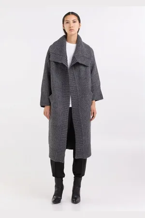 Replay Maxi Cardigan Aperto Misto Lana Recycled