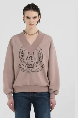 Replay Felpa Con Logo Atelier