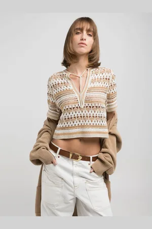 Replay Maglia Effetto Crochet