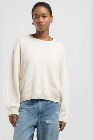 Replay Maglione In Cotone Con Scollo A V