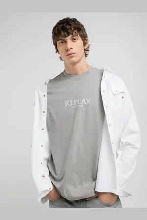 Replay T-shirt Relaxed Fit Con Stampa Lettering