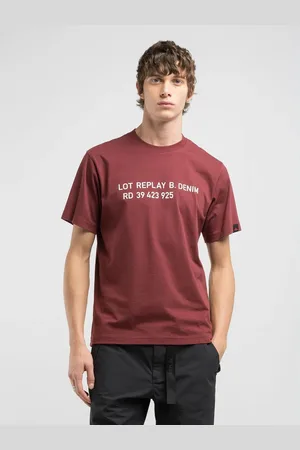 Replay T-shirt Regular Fit Con Lettering