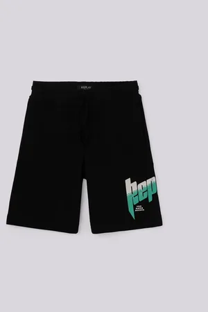 Replay Shorts Relaxed Fit Con Lettering