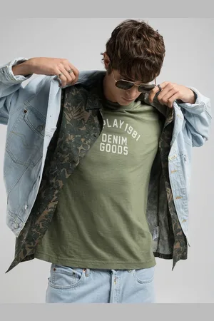 Replay T-shirt In Jersey Fiammato Con Lettering