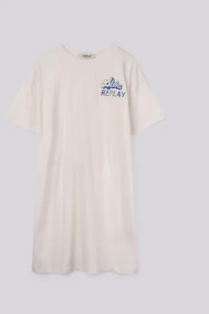 Replay Vestito T-shirt Con Stampa