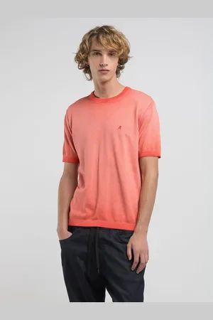Replay Maglia A Manica Corta Con Ricamo