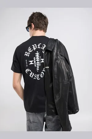 Replay T-shirt In Cotone Con Stampa Custom