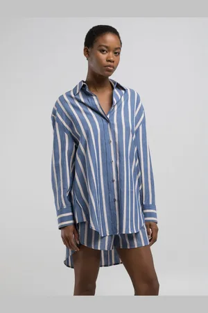 Replay Camicia Relaxed Fit A Righe