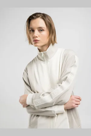 Replay Felpa Full-zip Con Bande Logate