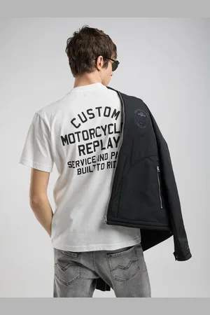 Replay T-shirt Con Stampa Mini E Maxi