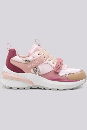 Replay Sneakers Con Lacci E Velcro Athena Jr
