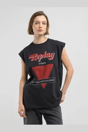 Replay T-shirt Boy Fit Con Stampa