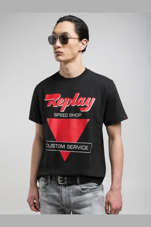 Replay T-shirt Con Stampa Frontale