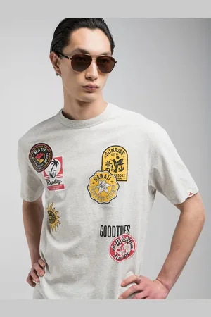 Replay T-shirt Con Stampa Effetto Patch