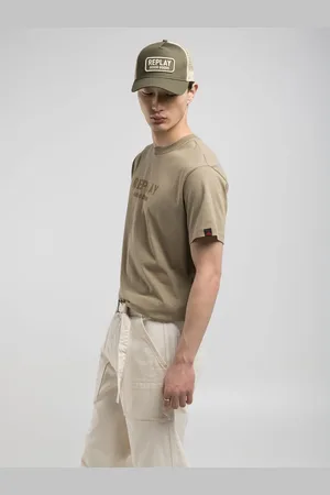 Replay T-shirt Girocollo Con Stampa Lettering