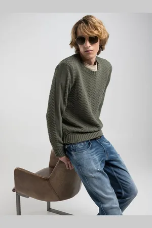 Replay Maglia Regular Fit Con Motivo A Zigzag