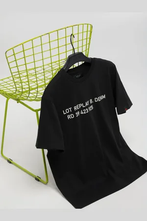 Replay T-shirt Regular Fit Con Lettering