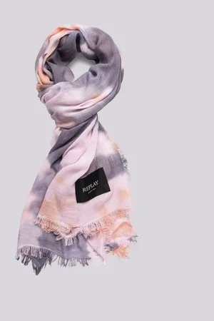 Replay Sciarpa Sfrangiata Tie-dye