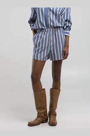 Replay Shorts Comfort Fit A Righe Bicolor