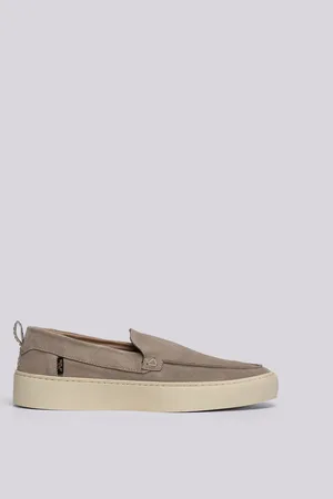 Replay Mocassini In Suede Dark Tone