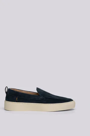 Replay Mocassini In Suede Dark Tone