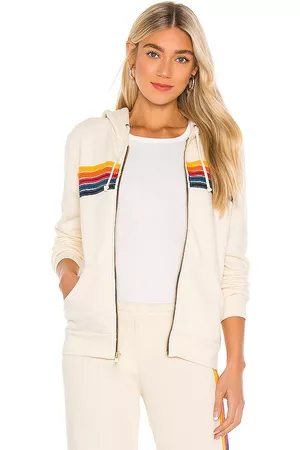 AVIATOR NATION 5 Stripe Hoodie in