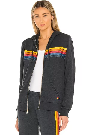 AVIATOR NATION 5 Stripe Hoodie in