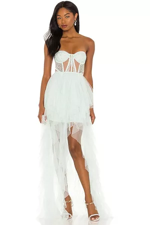 For Love & Lemons X REVOLVE Bustier Hi Low Gown in